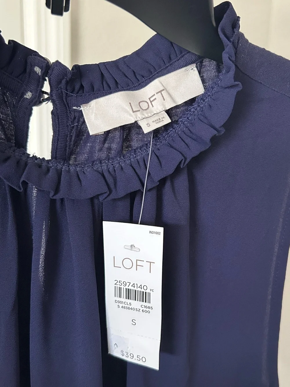 LOFT sleeveless blouse